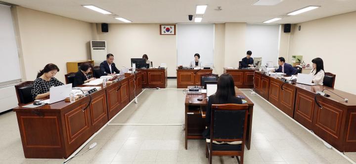 제296회 임시회 보사환경위원회 회의