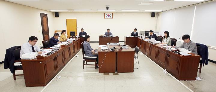 제292회 임시회 도시건설위원회 회의